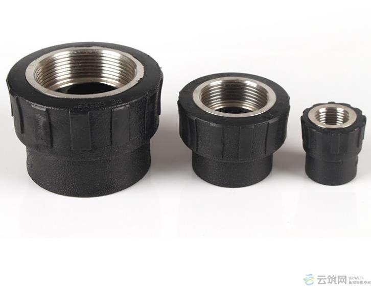 联弘pe注塑承插直接头 pe注塑承插直接头