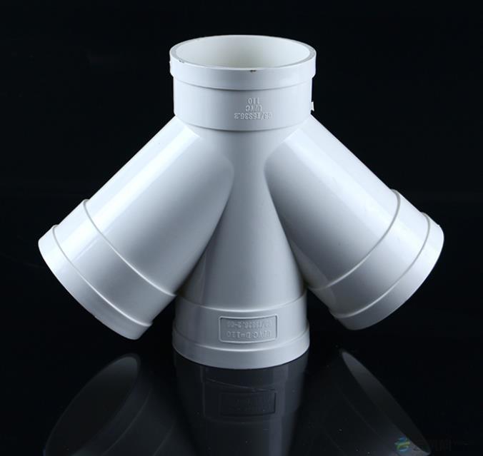 富门pvc排水斜四通 pvcy型45度斜四通