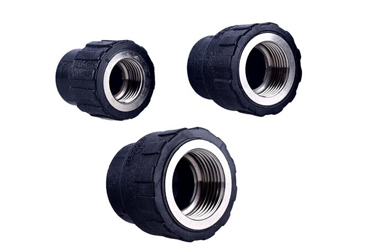 甫亿/pe给水内丝直接 pe给水管自来水管注塑承插配 管件 单位/个