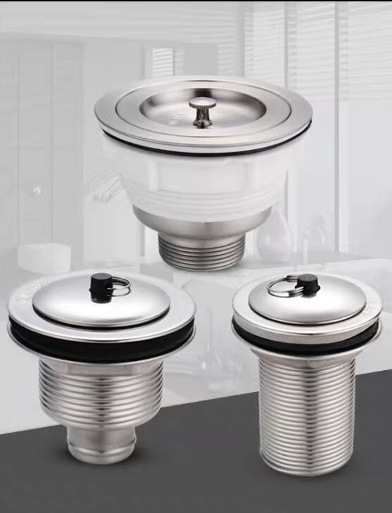 康富达/不锈钢菜盆下水口