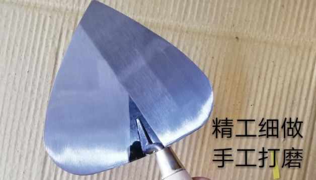 天字 尖大鏟 桃鏟 全手工帶鋸片桃鏟 大鏟 砌磚鏟 瓦工工具 (重慶市)