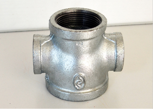 冀硕/镀锌变径四通 dn20*dn15 dn25*dn20 dn32*dn25 dn50*dn32 dn50*