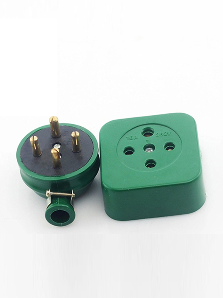 华鑫 工业插头 橡胶橡皮插座 防水插座