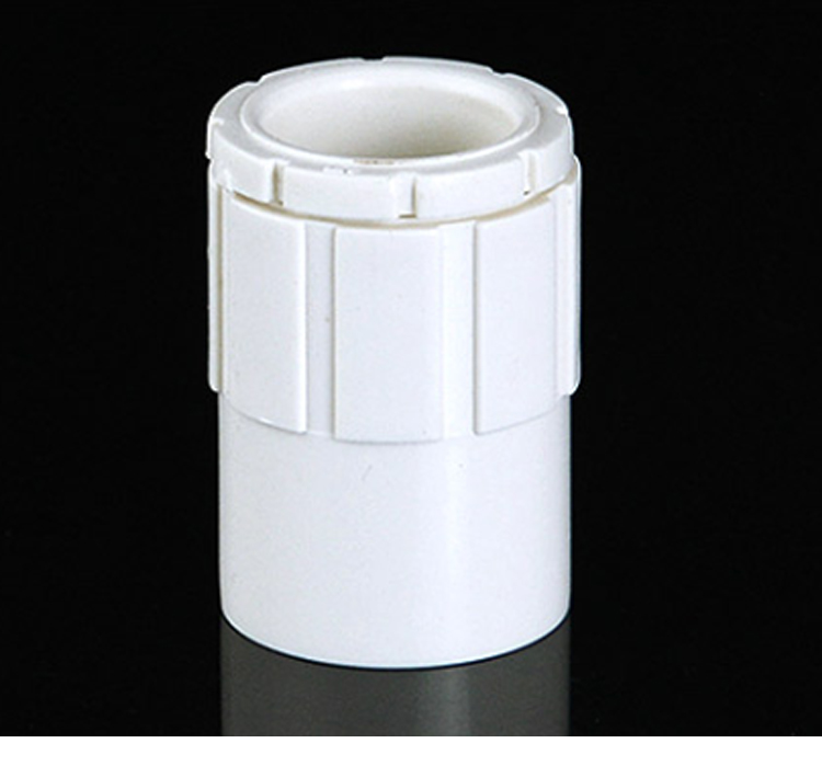 益源pvc穿线管罗接头 塑料螺纹直接