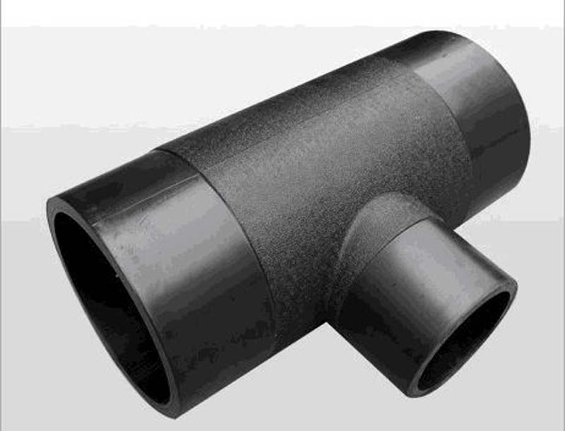 中财pe注塑对接异径三通 聚乙烯注塑对接异径三通