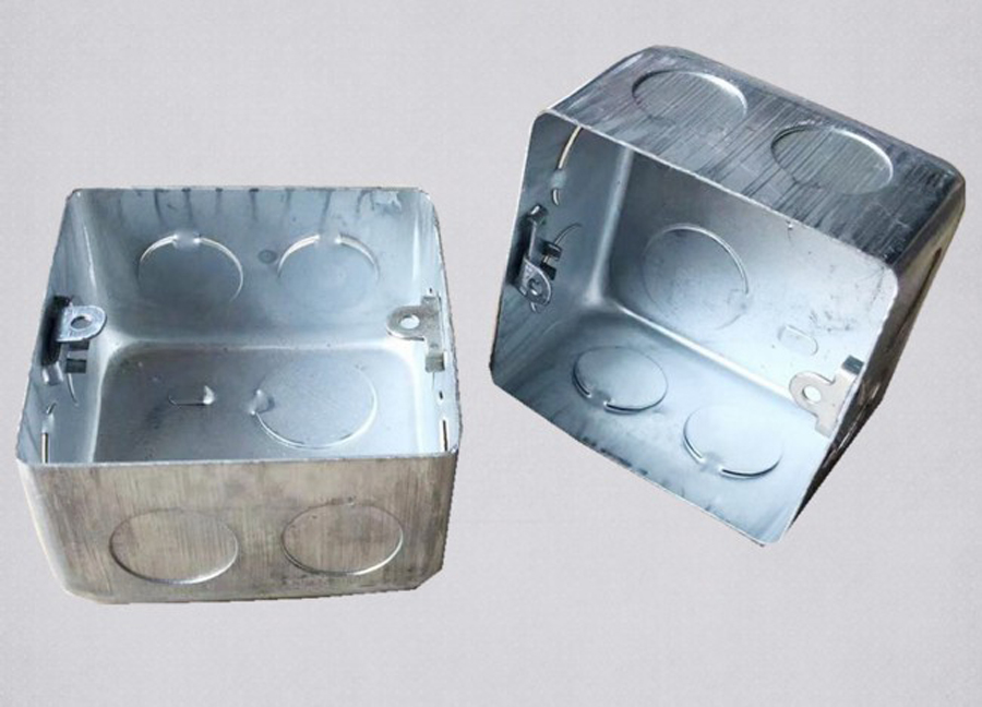 乐清赛邦 钢制方形接线盒 墙壁面板接线盒暗线盒