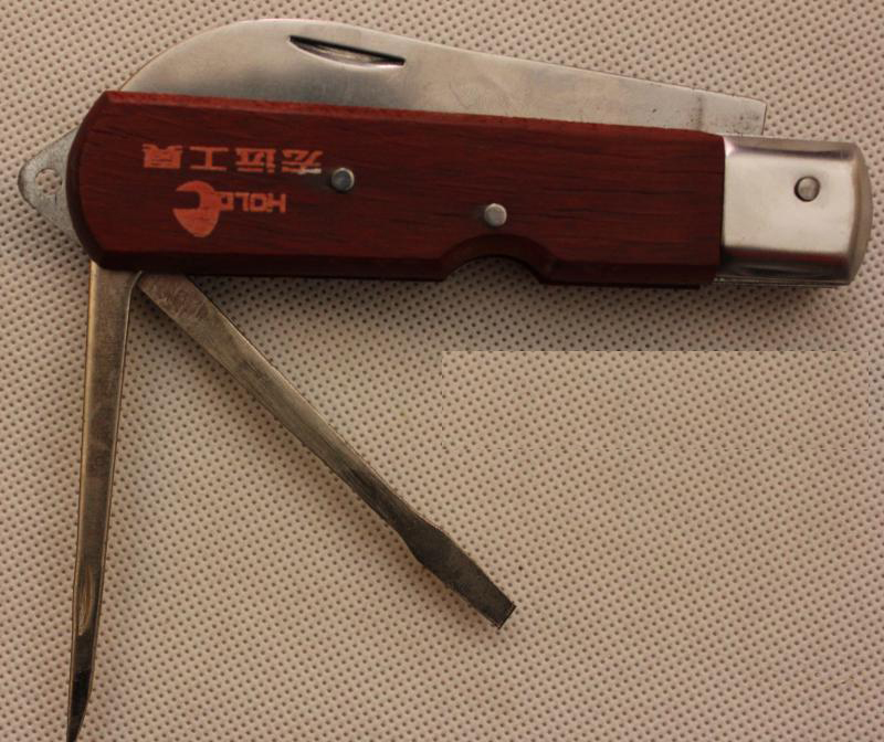 宏远 电工刀 多功能折叠电工刀