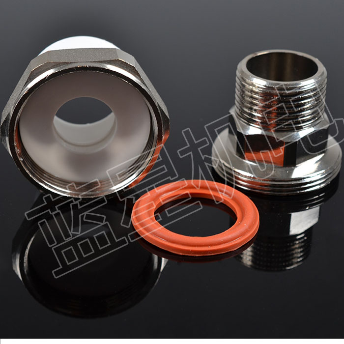 京华ppr金属与塑料外丝活接 金属与塑料活接头