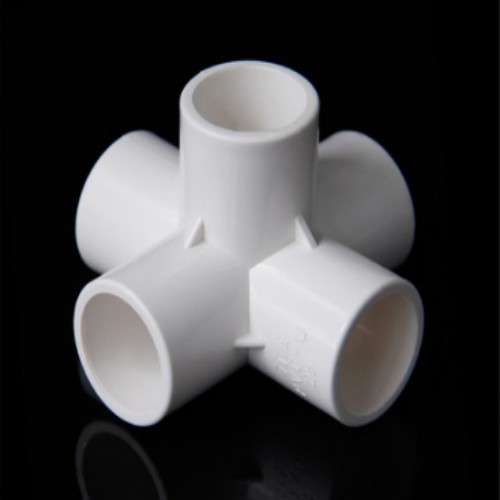 给排水材料,管件  pvc给排水 pvc排水四通 商品名称:鑫盛 pvc立体五通