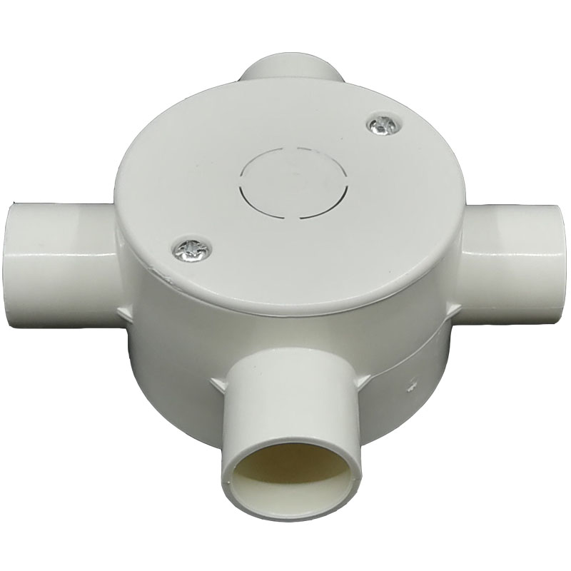 深塑pvc线管圆四通 四通圆接线盒