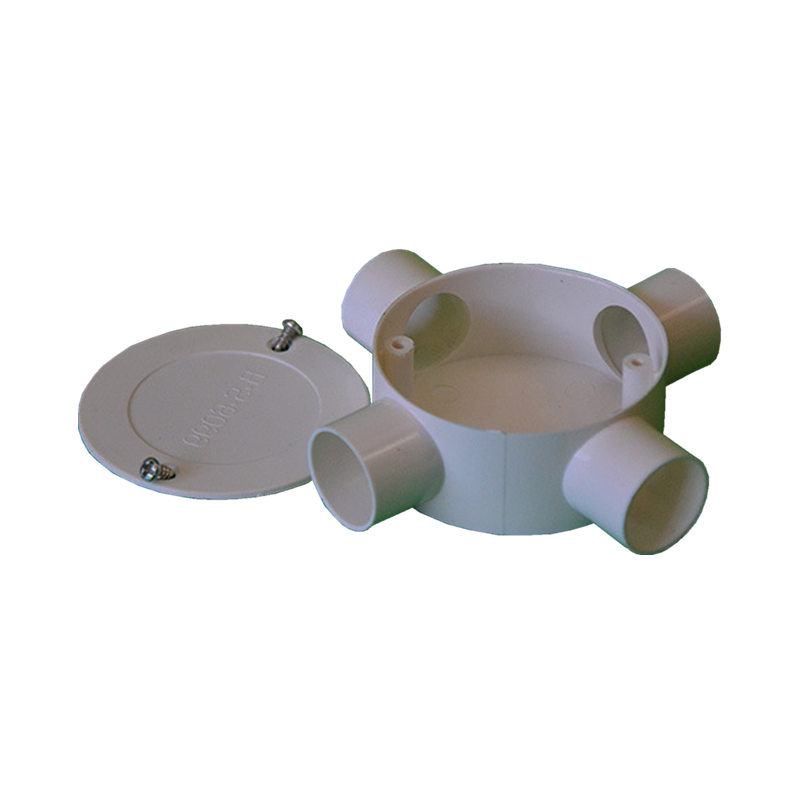 深塑pvc线管圆四通 四通圆接线盒