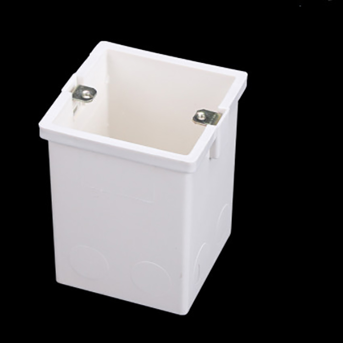 天禹pvc阻燃方形线接线盒 pvc接线盒预埋盒